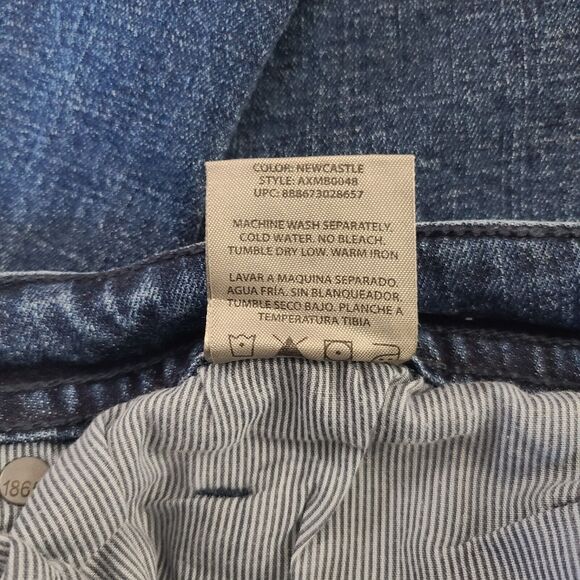 TK Axel Slim Boot Newcastle Men's Jeans Dark Wash 36 X 32 - Picture 8 of 9